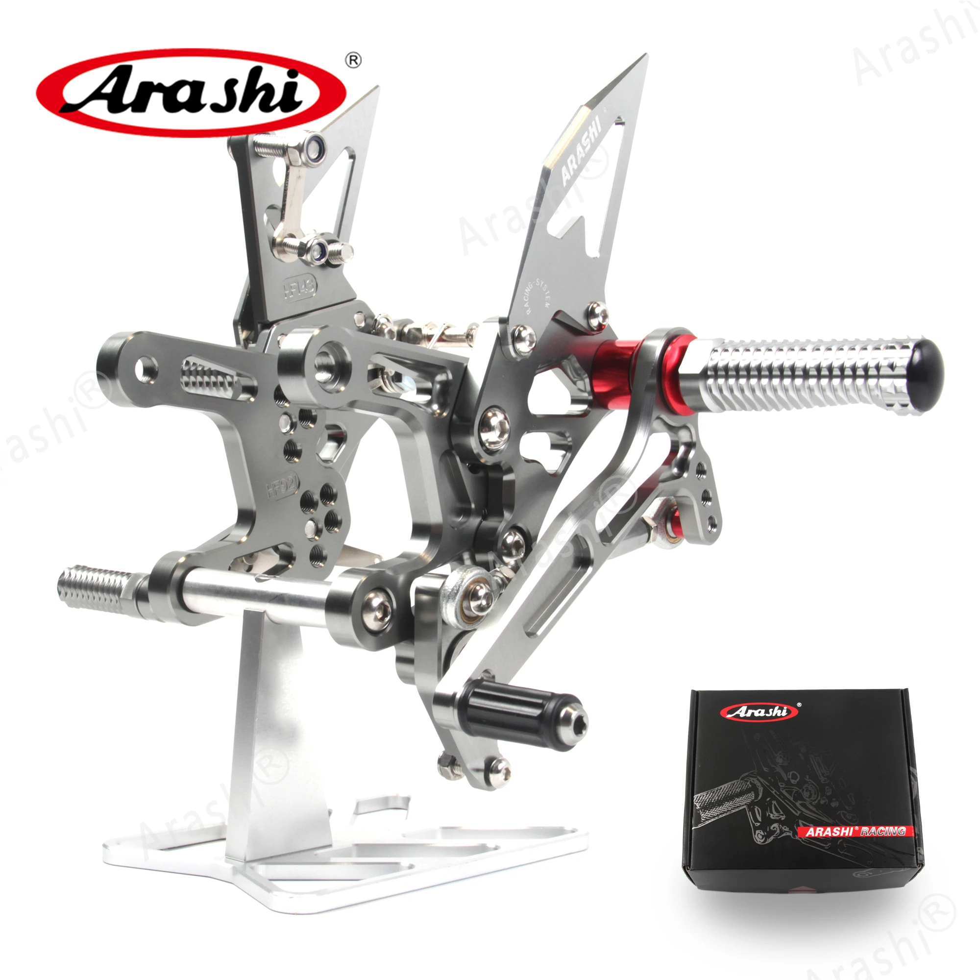 

Arashi CNC Adjustable Rearset For KAWASAKI ZX10R / ZX1000 / ABS 2021 2022 2023 2024 ZX-10R ZX 1000 Rider Footrest Foot Pegs