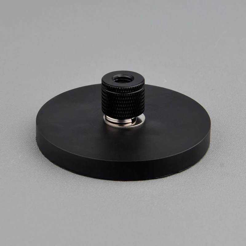 25KG Anit-Scratch Magnetic Mounting D66mm Female Thread Hole 1/4 Inch Adapter 3./8  Magnet Base Camera Led Tools