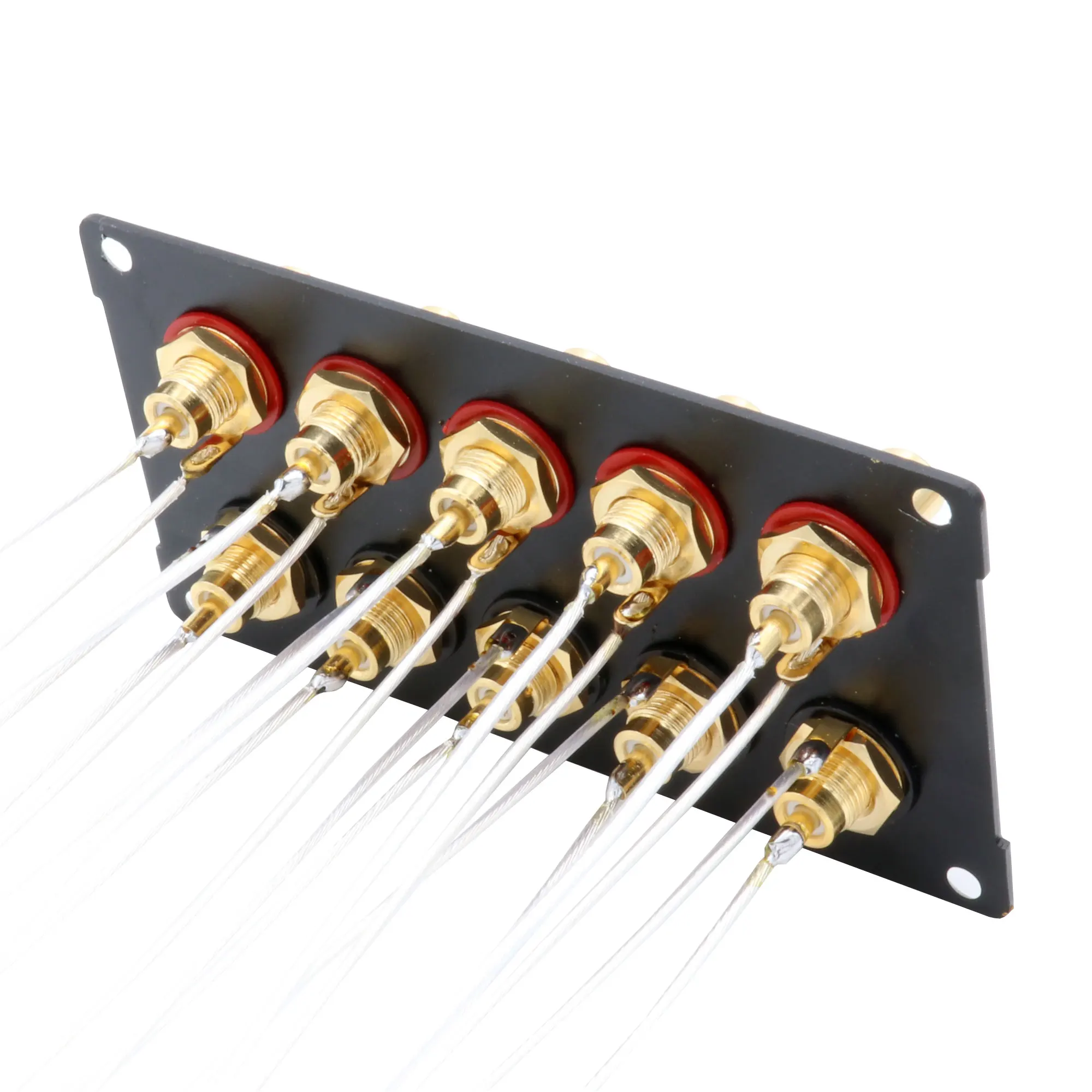 1PC Bearbeitete Volle Aluminium Audio Source Selector Switcher Converter HiFi Sound Ausgang Splitter RCA CD-Player Plattenspieler TV DVD – Detail 23