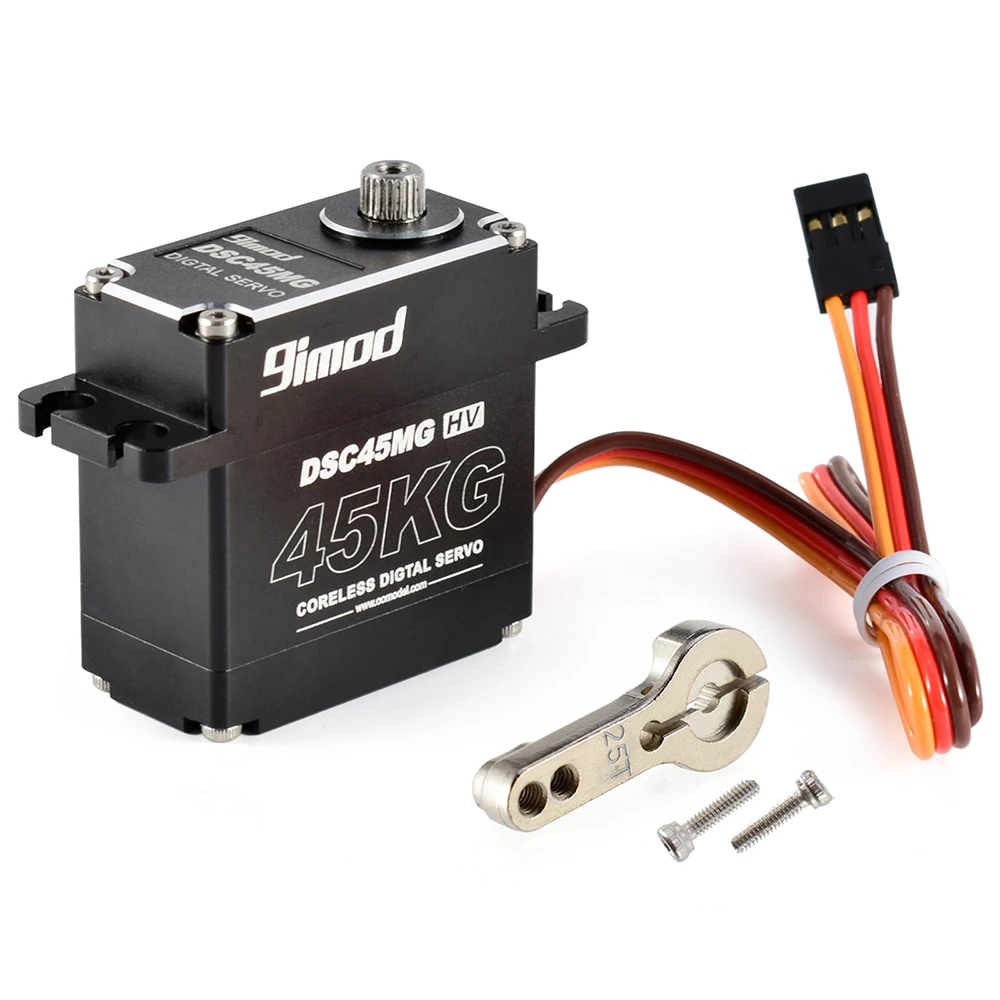 Good Sale 9imod Waterproof Servo DSC45MG 45KG Metal Gear HV Coreless Digital Servo for RC Car Boat Robot DIY