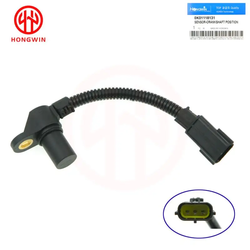 

Genuine No.: 0K01118131 Crankshaft Position Sensor For KIA SPECTRA SEPHIA CARENS 1997-2004 0K1118131 SS1323 SU4234 PC431