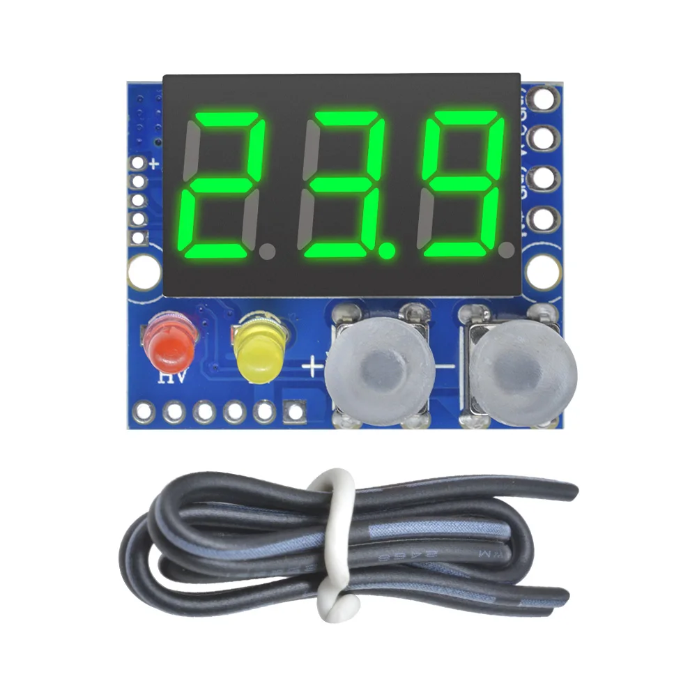 

DC 4-30V LED Digital Display Voltmeter with Buzzer Alarm Lipo Voltage Indicator Tester Voltage Meter For RC Car Battery Boat