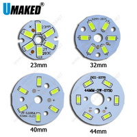 5pcs 3W 23/32/40/44mm LED lighting source for led bulb light, led pcb with 5730 leds for Ceiling light, pendant light spot lamp
