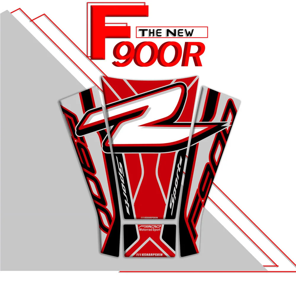

New sale Motorcycle 3D Gel fuel tank pad Stickers Fuel Tank Sticker Fishbone Protective Decals For BMW F900R 2020 f900 r