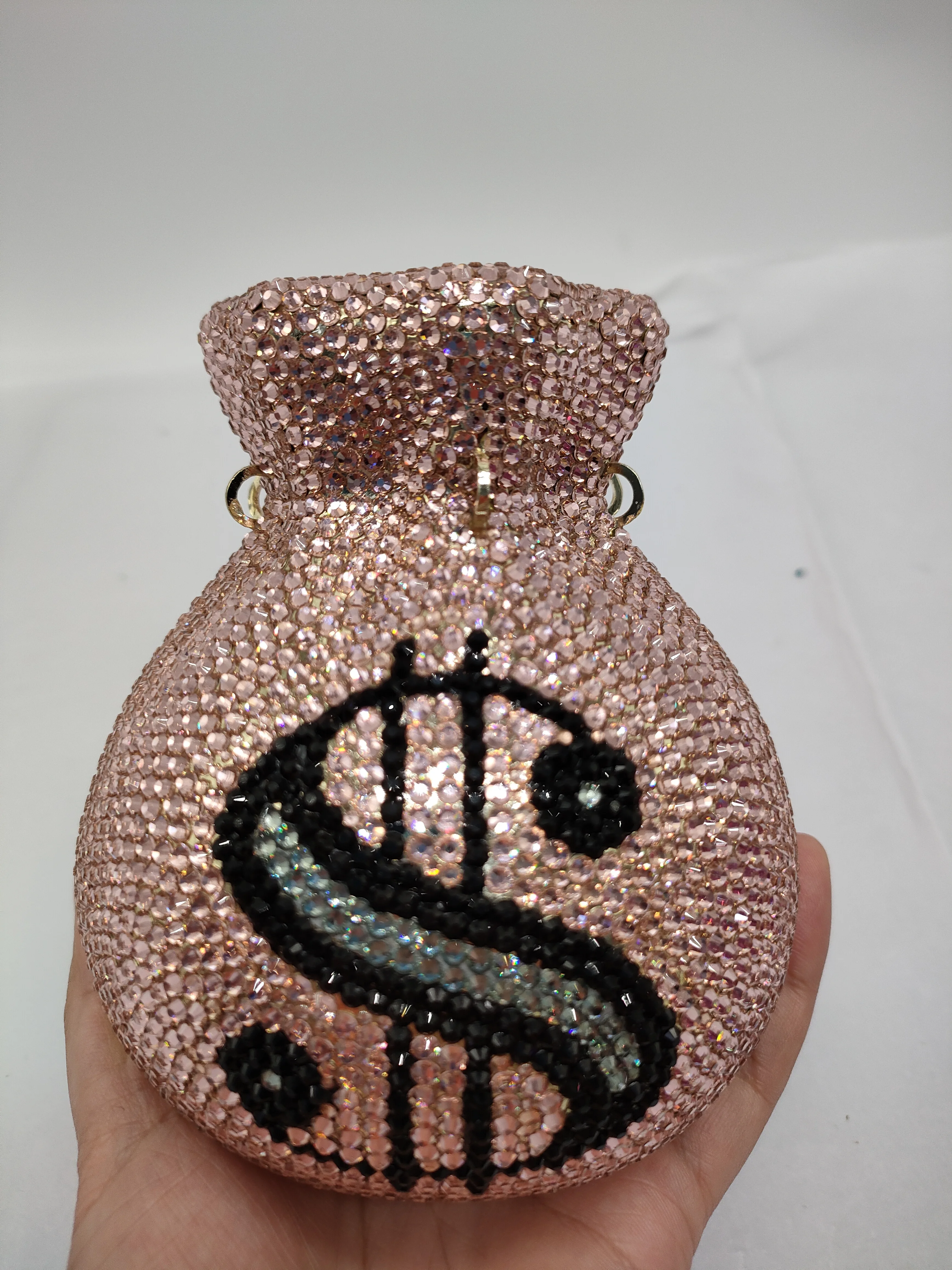 Bolsa de mão feminina, bolsa da moda, novidade, tipo dólar, designer, para mulheres, festas, dinheiro, casamento, tarde, para embreagens com diamantes