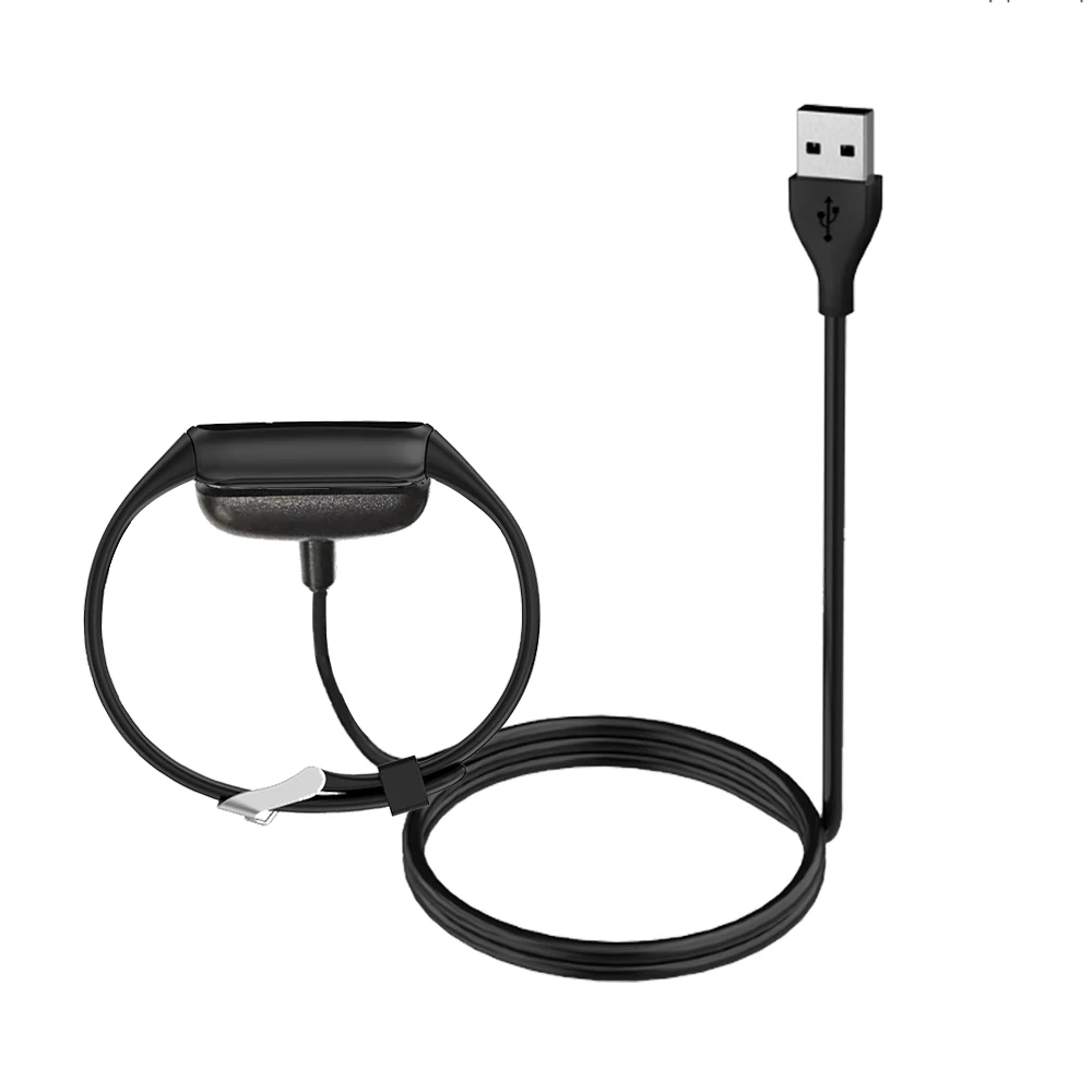 50/100cm Charger Cable for Fitbit Charge 5 USB Charging Cord For Fitbit Luxe