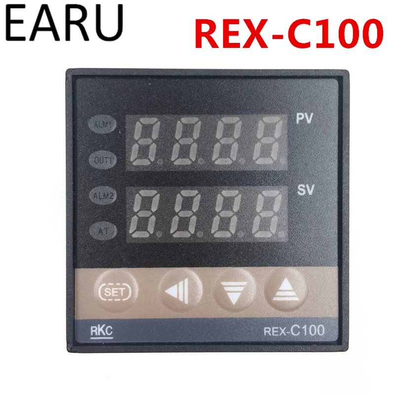 REX-C100 REX-C100FK02-V*AN Digital PID Temperature Control Controller SSR Output 0-400 Degrees Universal K PT100 J Type Input