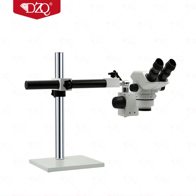 DZQ ZQ-70B Microscope 7-45X Zoom Ratio with Stand for Stone Setting and Jewelry Making