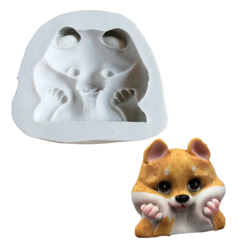 

Large British Cattle Dog Silicone Soap Mould Cake Decorating Tools Fondant Sugarcraft Gumpaste Chocolate Sugarcraft Mold M2361