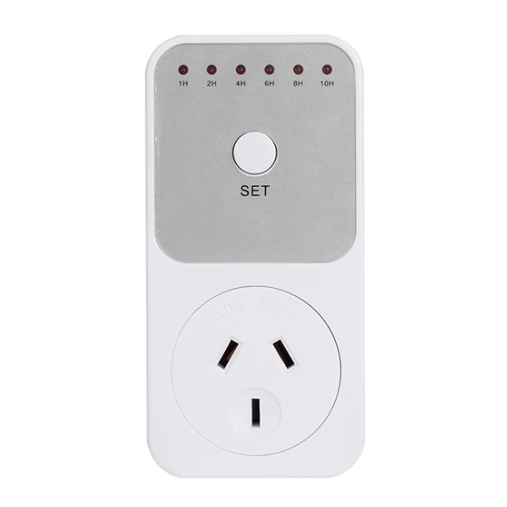 

AU Plug Electricity Power Metering Socket 10Hr Timer Socket Countdown Intelligent Time Setting Swtich Timer Control Socket