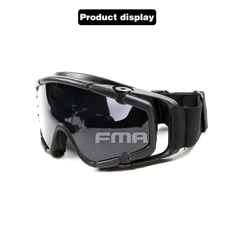 FMA SI-Ballistic-Goggle Updated Version Fan Version Anti-fog Lens Airsoft Equipement Tactical Outdoor Hunting Goggles