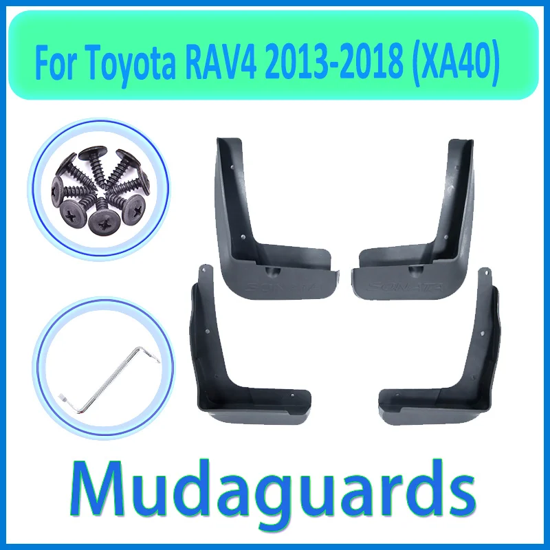 for Toyota RAV4 RAV 4 XA40 40 2013 2014 2015 2016 2017 2018 Fender Mudguard Mud Flaps Guard Splash Flap Car Accessories