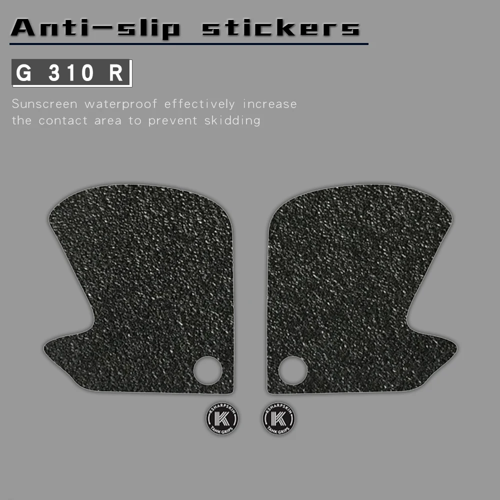 

Motorcycle fuel tank logo sticker traction side pad non-slip decal knee pad protection film for BMW 17-18 G310R g310r g310r