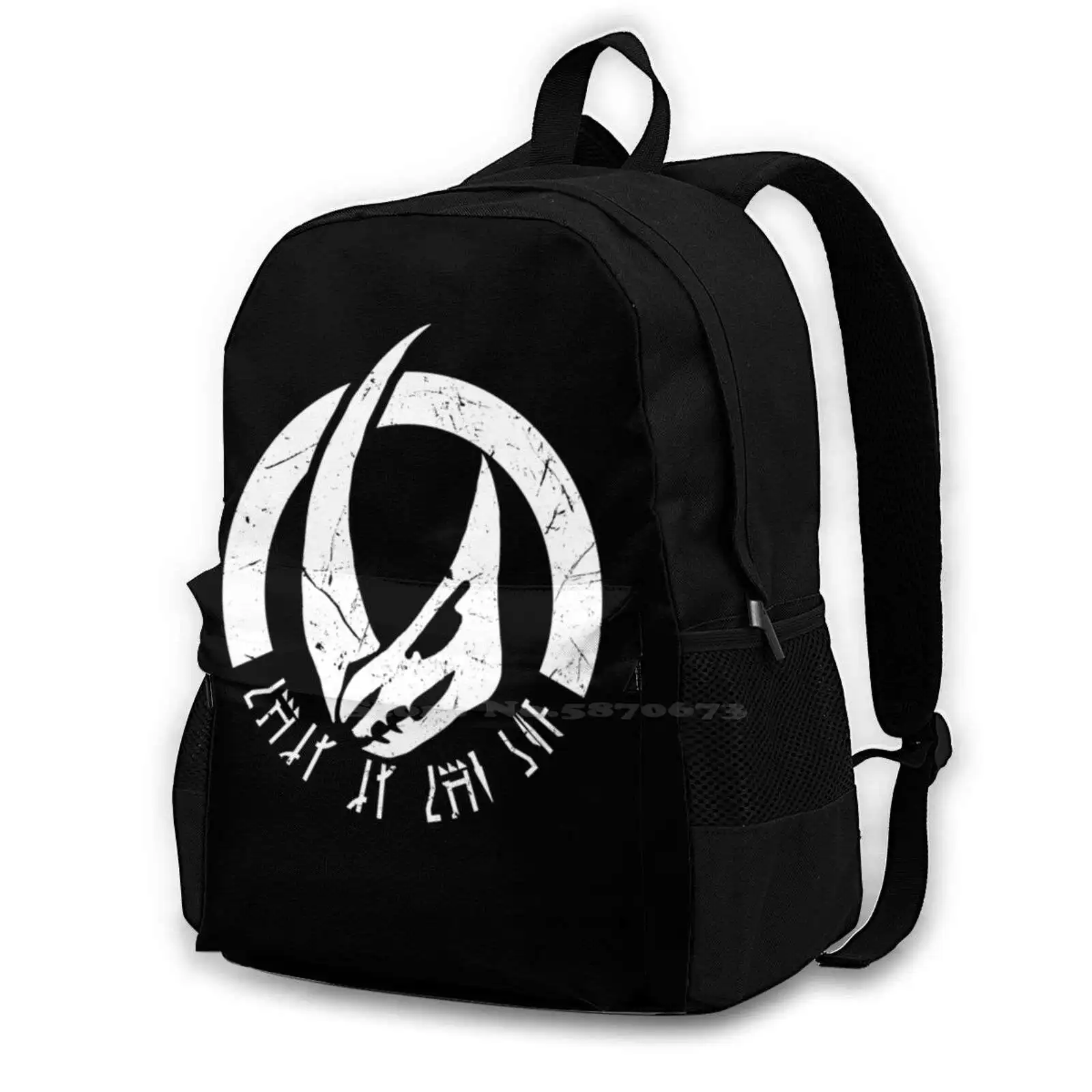 

This Is The Way Pattern Design Bagpack School Bags The Mandolorian Bounty Hunter Jedi The Baby