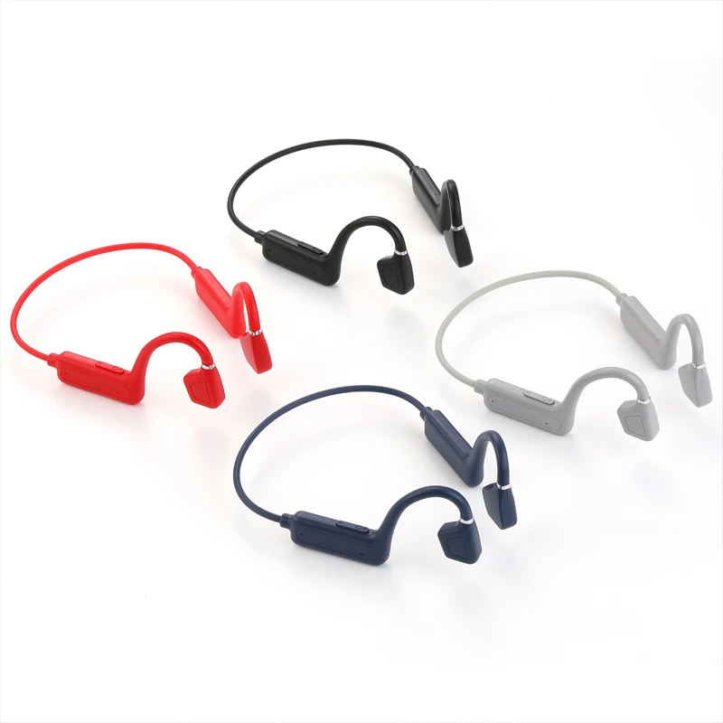 HEAVY BASS HB-51 Bone Conduction IPX5 Waterproof Headphones With Mic Bluetooth Wireless Headset Sports High Quality Earphones