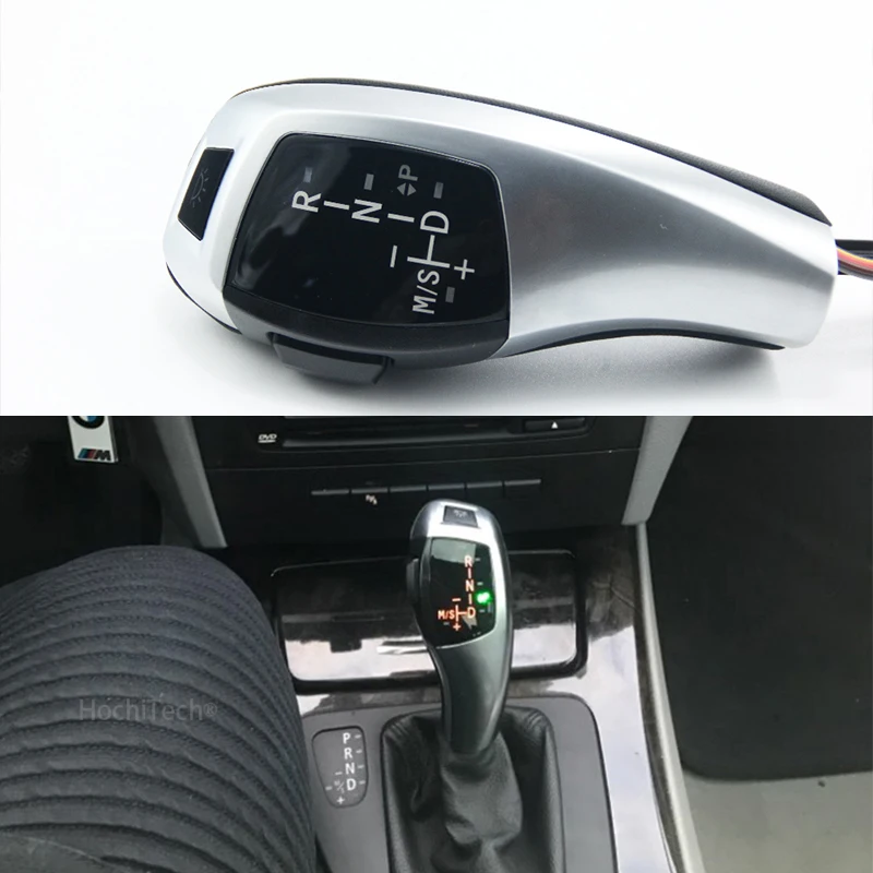 LED Gear Shift Knob Shifter Lever For BMW 1 3 5 6 Series E90 E60 E46 2D 4D E39 E53 E92 E87 E93 E83 X3 E89 Automatic Accessories