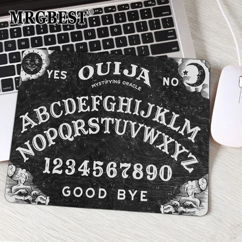 

Коврик для мыши Ouija, резиновый коврик для игровой доски, Настольный коврик для ПК, геймерский коврик для мыши, Игровая клавиатура, игровой компьютерный стол, розовый коврик для мыши