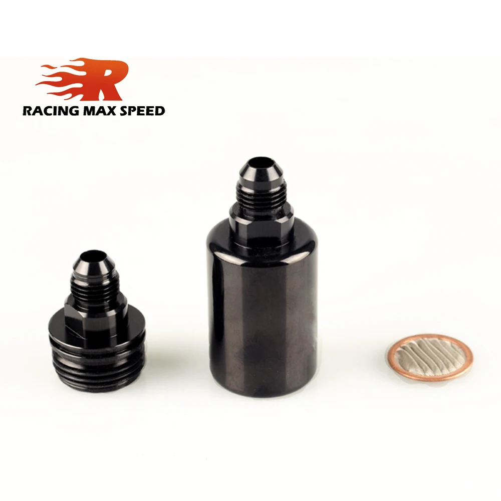 AN8 or AN6 High Flow Motorsport/Rally/Racing Alloy Fuel Filter With 100micron Steel filter