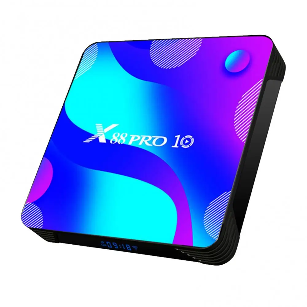 2021 New X88 Pro RK3318 4K Dual Band For Android 10 0 HD Media TV Set Top Box 16GB/32GB/64GB Smart TV Box