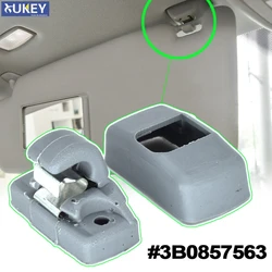 For Seat Altea XL Arosa Ibiza 6L ST Leon 1M 1P Toledo 5P Alhambra Cordoba Vario Grey Front Sun Visor sunvisor Hook Clips Bracket