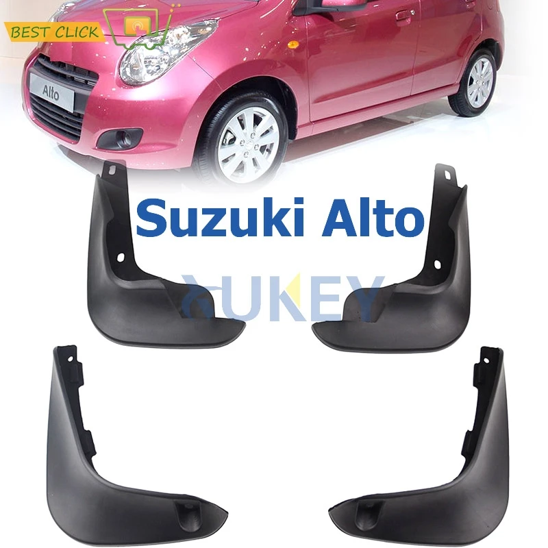 Car Mud Flaps For Suzuki Alto / A-Star Nissan Pixo 2009-2015 Mudflaps Splash Guards Mud Flap Mudguards 2010 2011 2012 2013 2014