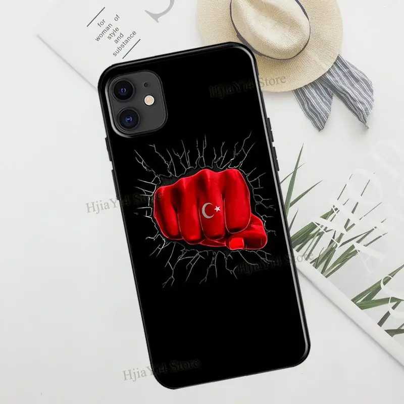 Turkey Turkish Flag TPU Case For iPhone 13 11 14 12 Pro Max mini XR X XS Max 6S 7 8 Plus SE 2020 Cover Funda