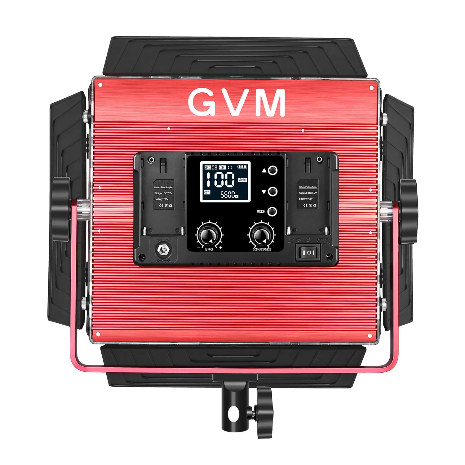 GVM 1200D LED Photo Studio Light for Tiktok Youbute Game Live Video Lighting 50W Bi-Color Video Record Photography Panel Lamp