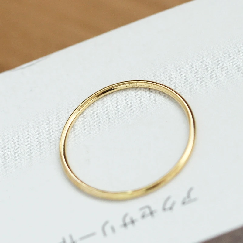 14K Gold gefüllter Stapelring Boho Goldschmuck Minimalistischer Knuckle Ring Anillos Mujer Gold Accessoires Böhmische Ringe für Frauen – Detail 18