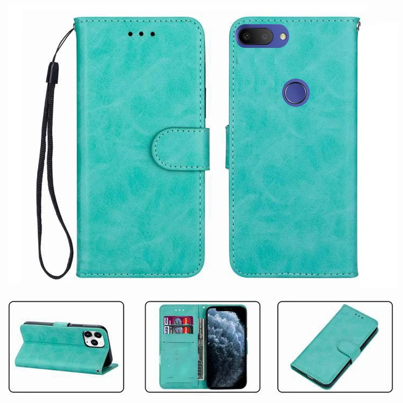 For Alcatel 1S 2019 5024A, 5024D, 5024I, 5024J, 5024F Wallet Case High Quality Flip Leather Phone Shell  Protective Cover Funda