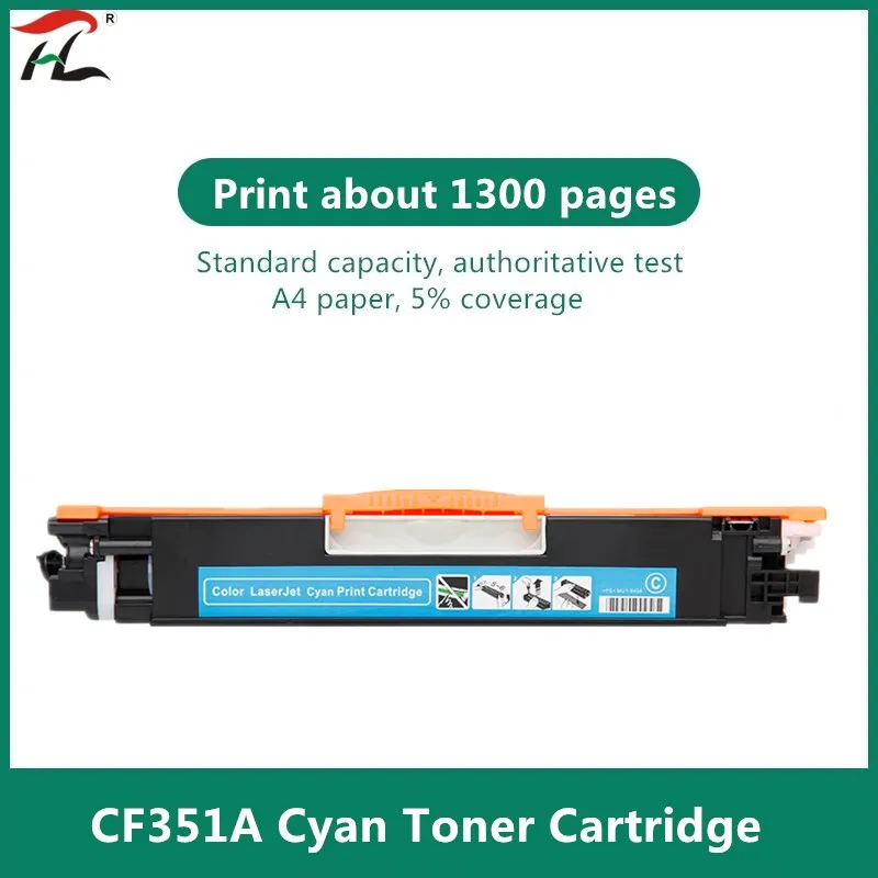 Compatible CF350A CF351A CF352A CF353A 130A Color Toner Cartridge for hp Color LaserJet Pro MFP M176n, M176 M177fw M177 printer