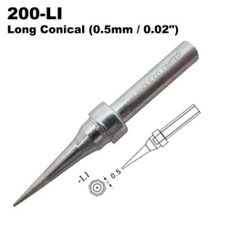 200-LI Lange Conische 0.5Mm Vervanging Solderen Tip Fit Quick 203 203H 204 204H 203D 376 (Ik) 376D(I) 3100 3101 3102 3112 20H-90