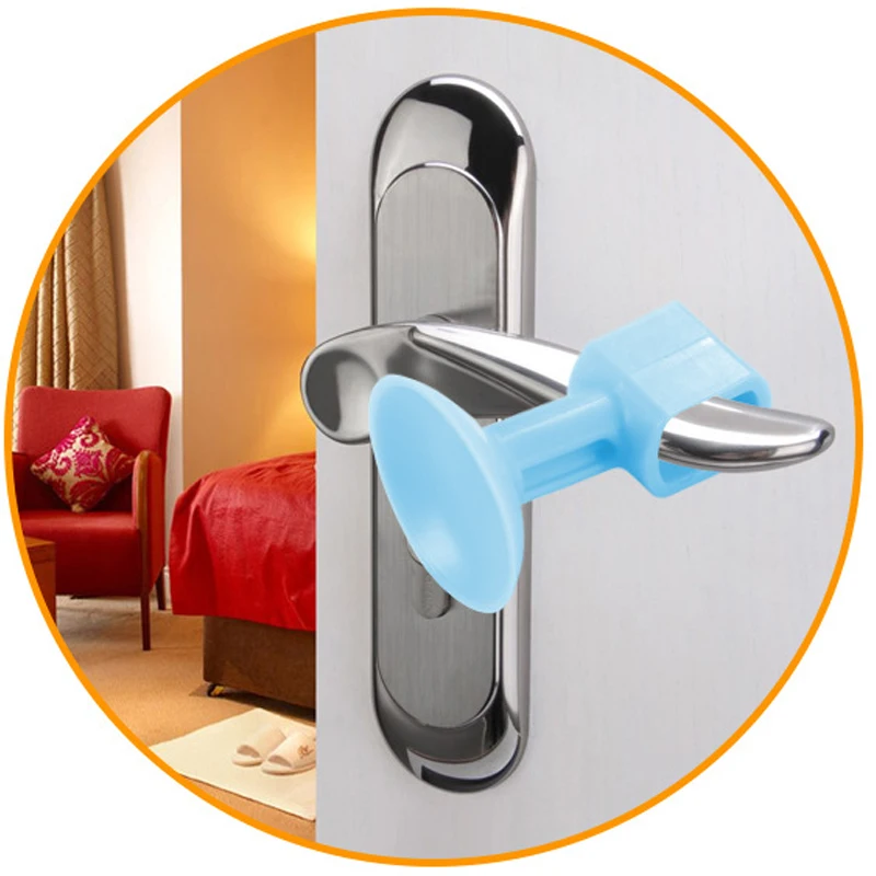 Bộ 5 Đa Chức Năng Tắt Tiếng Tay Cầm Cao Su Chống Va Đập Dành Cho Nhà Bếp Gia Đình Nhà Tắm Móc Treo Đa Năng