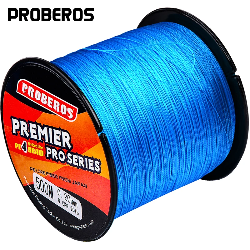 PROBEROS Fishing Lines 300M-500M-1000M Multifilament PE Line Braided Fishing Line 4 stand 6-100LB