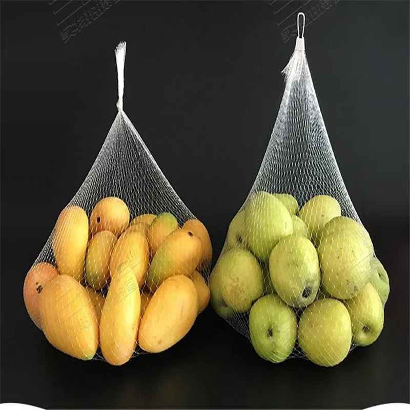 

100pc White net bag Net buckle Fruit packing pockets Mesh bag to Receive a net food packaging net Household Gardening Mesh net