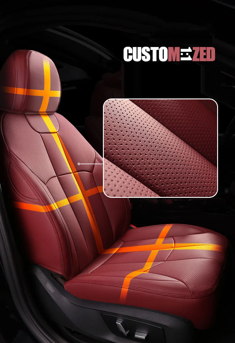 Custom car Seat Cover leather for Peugeot 206 207 301 206 CC 307 CC 308 SW 407 2008 3008 607 4008 5008 307SW 508 car accessories