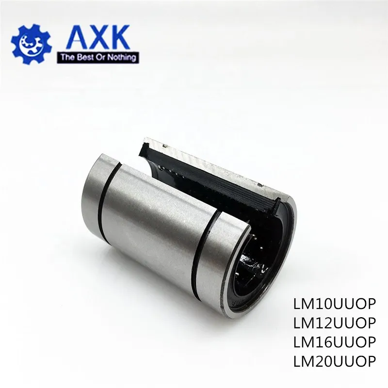 Hot sale 1pc LM12UUOP LM10UUOP LM16UUOP LM20UUOP 12mm Linear bearings Open Type CNC Linear Bushing for 3D printer parts shafts