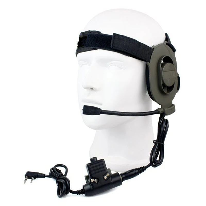 Tactical Bowman Elite II Headset Ohrhörer, U94 Kopfhörer für Kenwood TYT Baofeng, UV-5R, UV-6R, BF-999S, BF-888S, Walkie Talkie