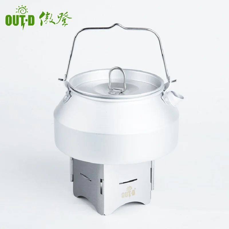 Out-D Folding Stove Stand for Camping Picnic Cooker Frame Portable Solid Alcohol Stove Rack Stove Accessories B-15