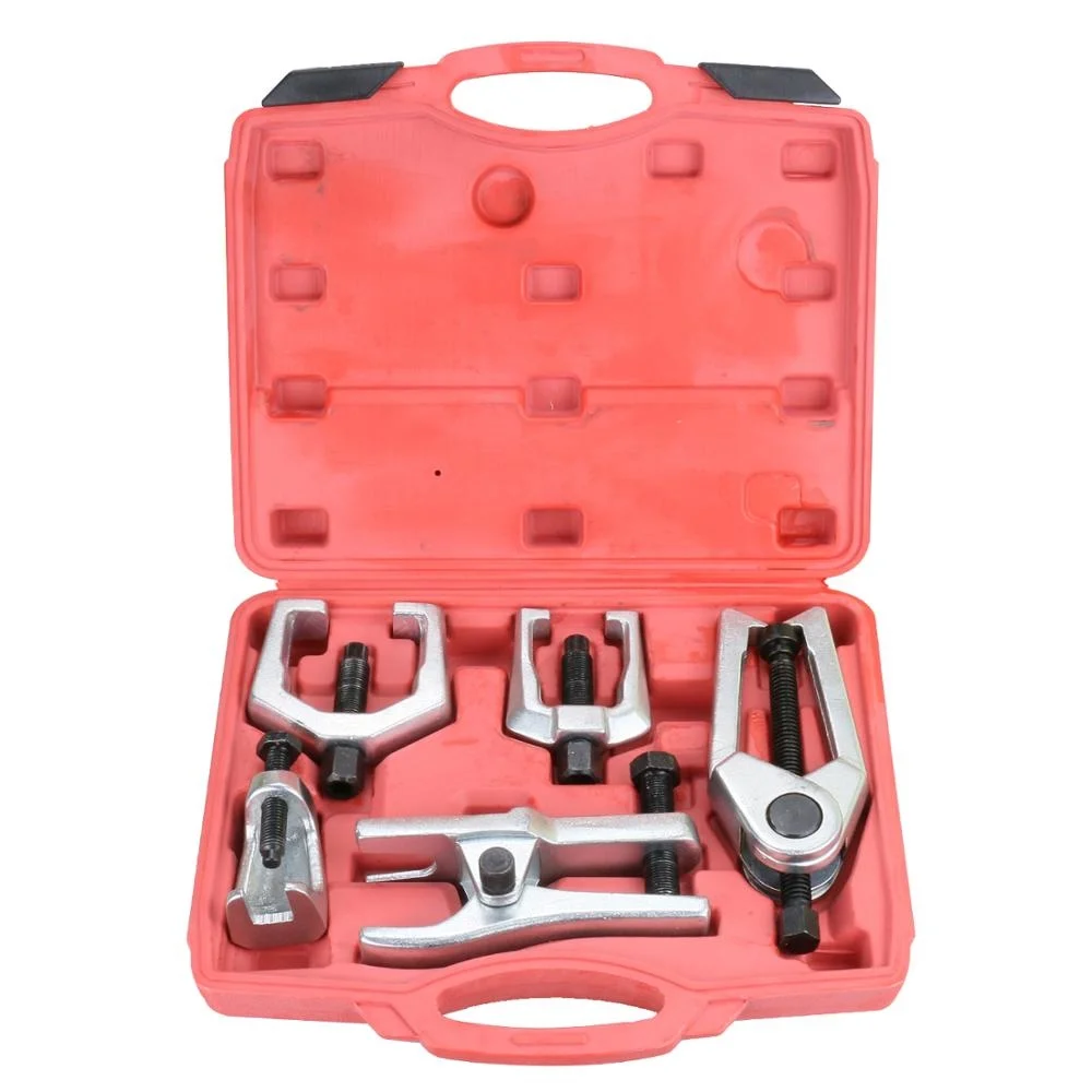 

Plastic Box 5pcs Ball Head Disassembly Tool Joint Separator Sucker Rod Puller Car Repairing Drilling Special Toolkit 5UDS