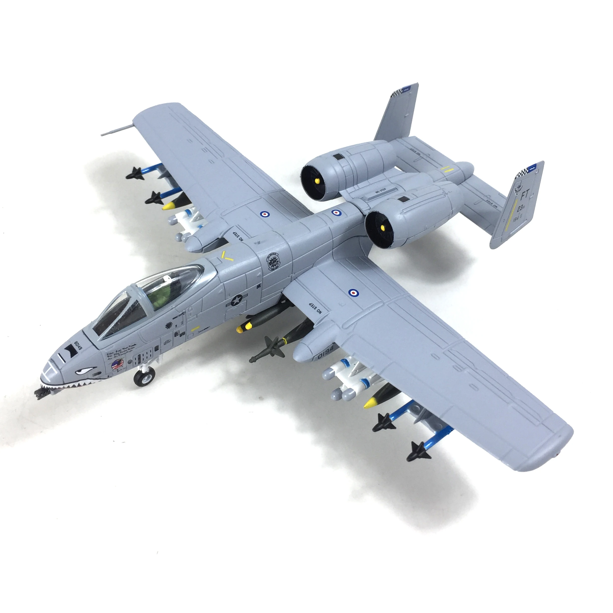 Metal 1:100 A-10 Thunderbolt II Ground Attack Aircraft Plane Model US Air Force Nsmodel