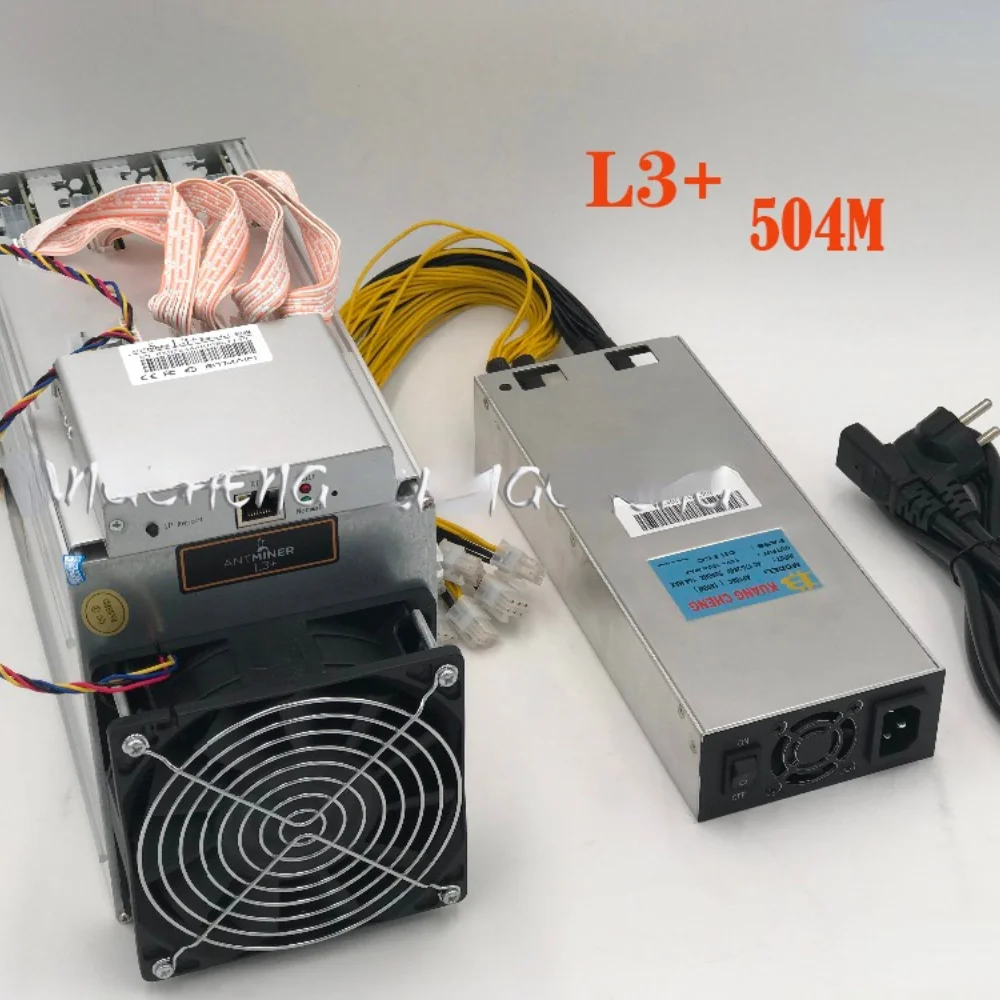 

ETH BTC-Máquina de minería de hielo ASIC, Dogecoin LTC, ANTMINER L3 + LTC 80% M (con psu), utiliza el 504 de la L3 + 504M