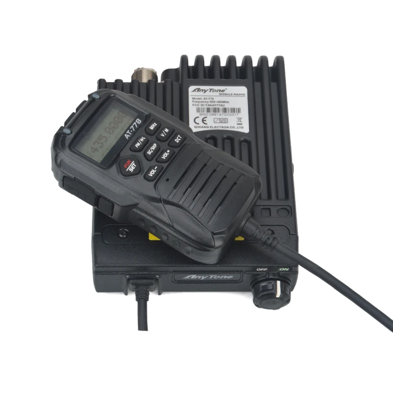 Anytone AT-778 UHF 400-480MHz 512CH 25Watt mini FM Mobile radio amateur analog mobile transceiver