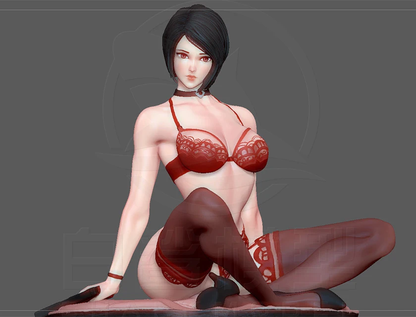 1/18 60mm Resin Model Kits Sexy Girl Killer Figure Sculpture Unpainted No Color RW-432