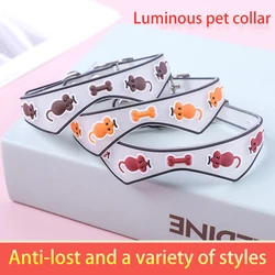 Fluorescent Silicone Collar For Cats And Dogs Luminous Collar Pet Supplies Neck Ring Necklace Kitten Puppy Accessories