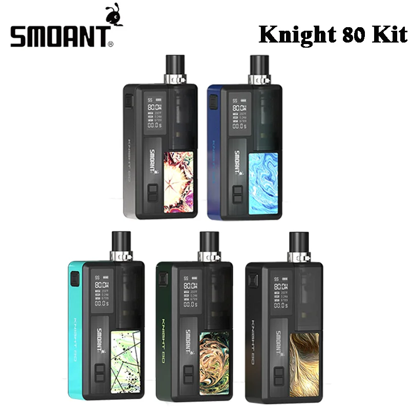 Original Smoant Knight 80 Kit 80W Vape MOD with 4ml Pod Cartridge AI ANT-chip fit Pasito Coil E Cigarette Vaporizer