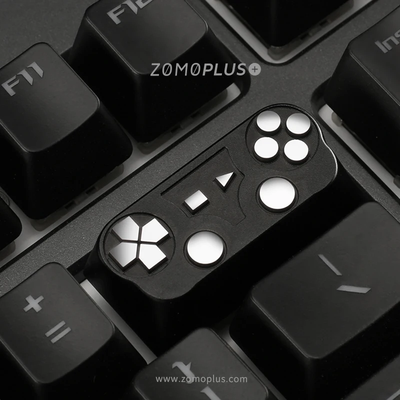 Imagem -03 - Tampa de Teclado Mecânico com Teclado Personalidade Sony Ps4 Gamepad Modelagem Liga de Alumínio Keycap Ceremx Axis Z40