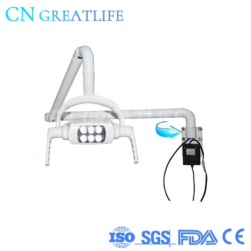 New Medical Surgical Operating Lamp Wall Mounted Hanging 180 Degree Rotate Wall Mounted Led Dental Light Dental Led Light