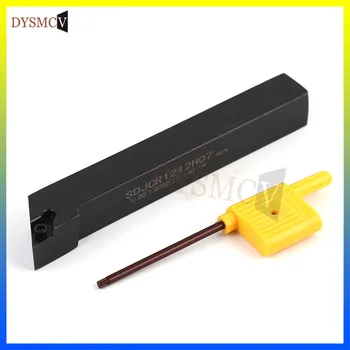 1PC SDJCR SDJCL1010H07 SDJCR1212H07 SDJCL1212H07 SDJCR1616H07 SDJCL1616H07 מחזיק כלי חיתוך חיצוני קרביד לתורן CNC