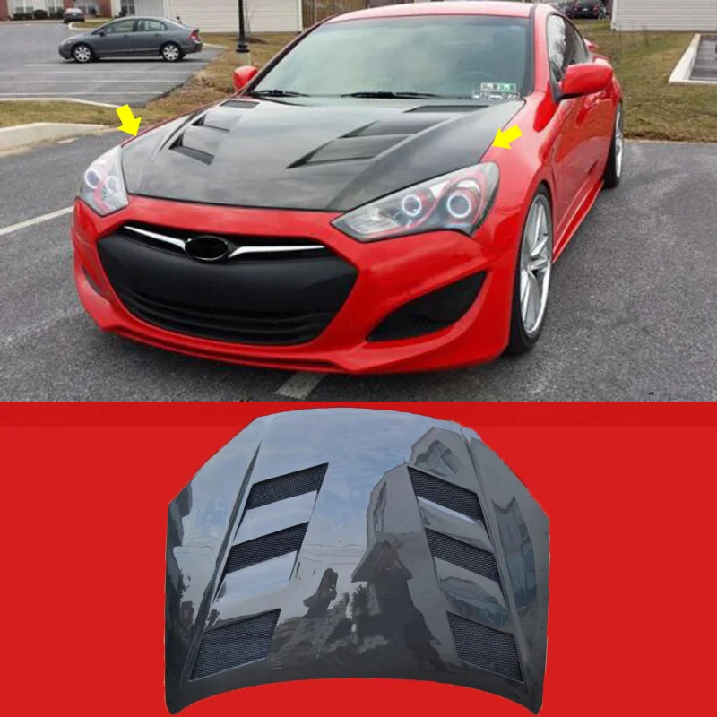 Carbon Fiber Bonnet Hood Fit For Hyundai Genesis 2013-2015