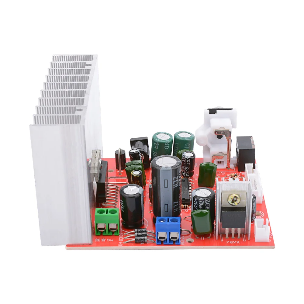 AIYIMA 2.1 TDA7377เครื่องขยายเสียง38Wx3 Hifi สเตอริโอเครื่องขยายเสียง DIY Amplificador โฮมเธียเตอร์ DC12V/AC12V